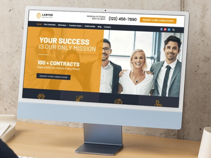 Lawyer Pro WordPress- Website Theme