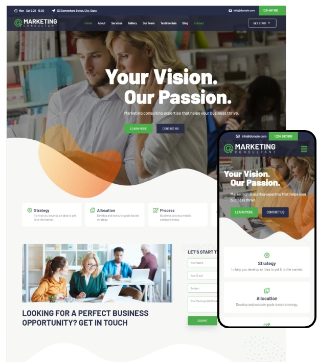 MarketingConsultant - Marketing Consultant WordPress Theme