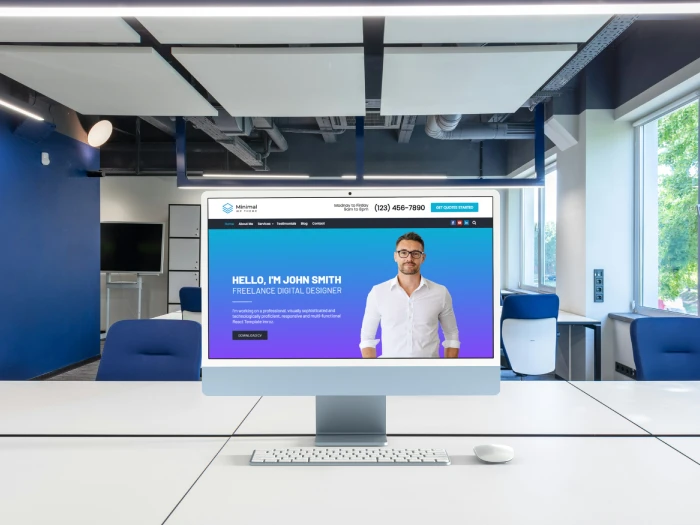 Minimal WordPress- Website Theme