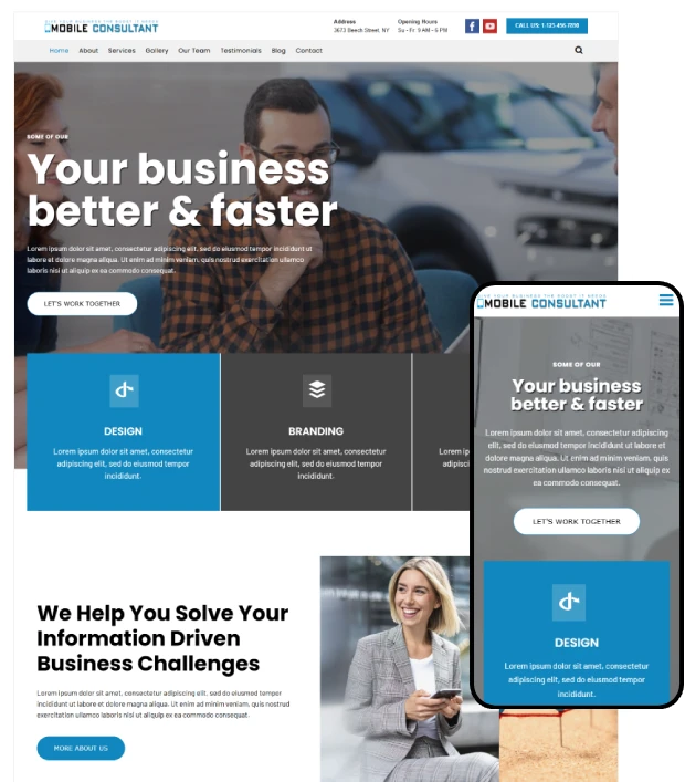 Mobile Consultant WordPress Theme