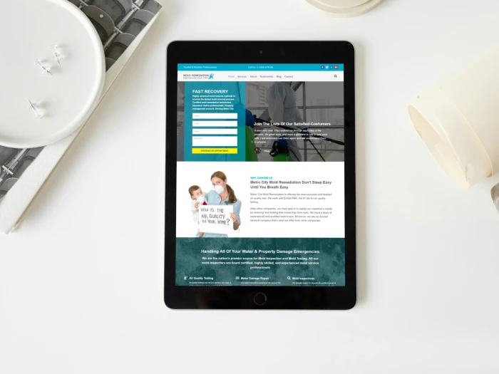 Mold Remediation Nivora Kajabi Website Theme