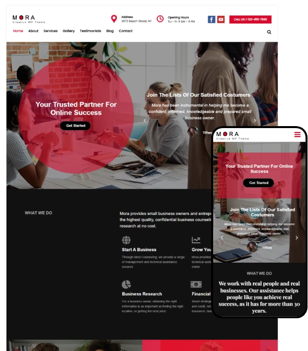 Mora Creative WordPress Theme