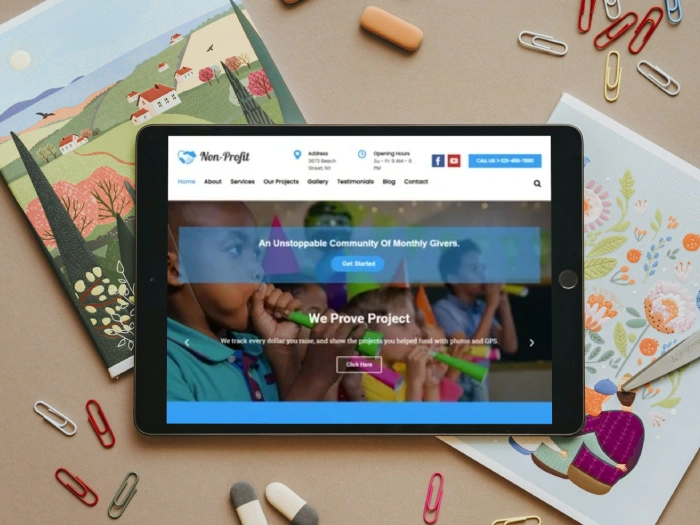 Nonprofit Pro Nivora Kajabi Website Theme