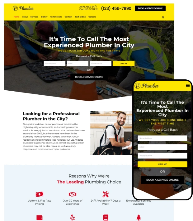 Plumbers WordPress Theme
