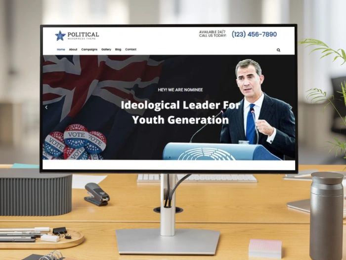 Political Pro WordPress- Website Theme
