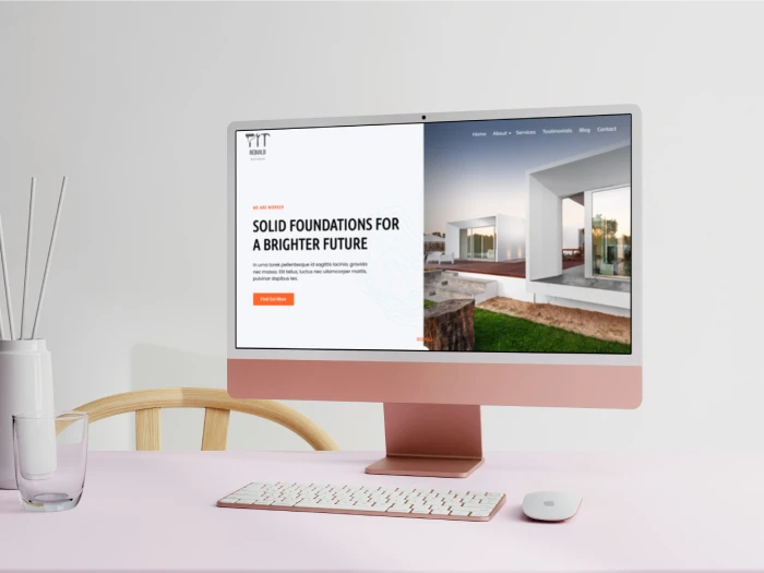 Rebuild WordPress- Website Theme
