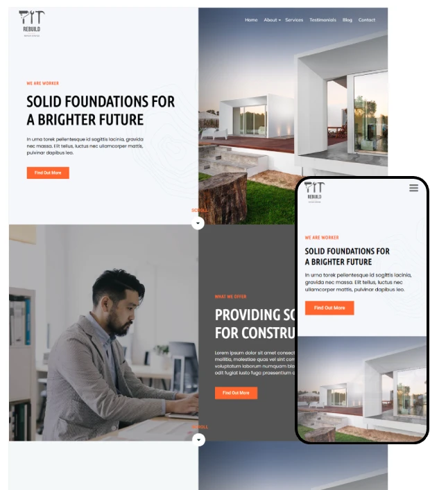 Rebuild - Construction & Renovation WordPress Theme
