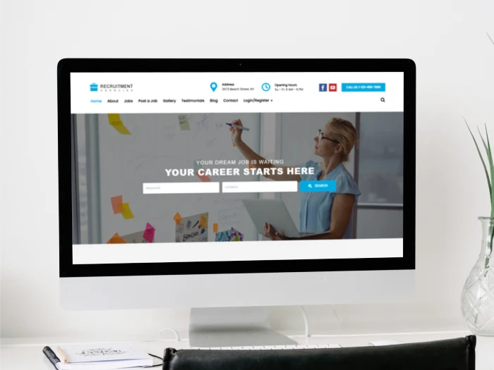 Recruitment Agency WordPress- Website Theme
