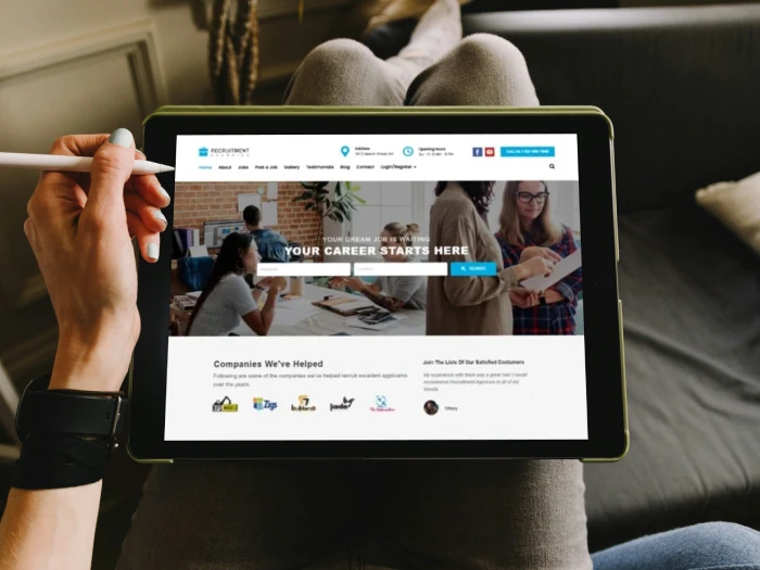 Recruitment Agency Nivora Kajabi Website Theme