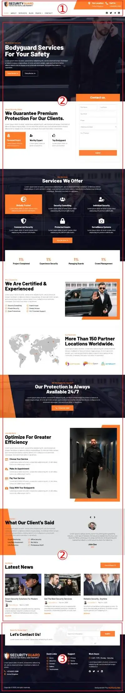 Security Guard Premium WordPress Theme Documentation