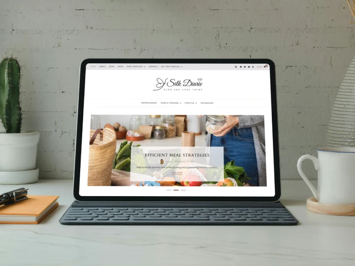 Silk Diaries Nivora Kajabi Website Theme