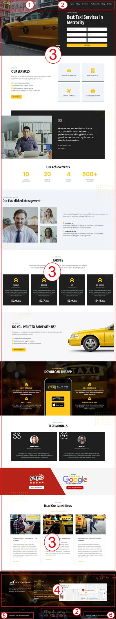 Taxi Pro Premium WordPress Theme Documentation