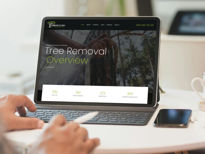 TimberCut Pro WordPress- Website Theme