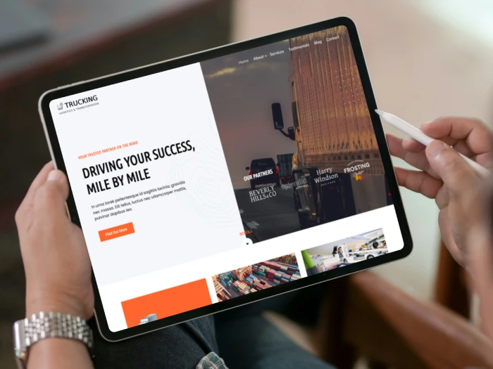 Trucking Nivora Kajabi Website Theme