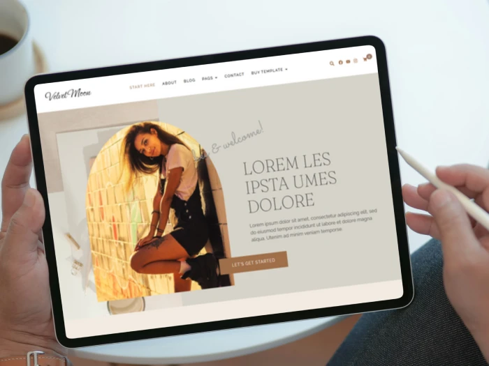 Velvet Moon WordPress- Website Theme