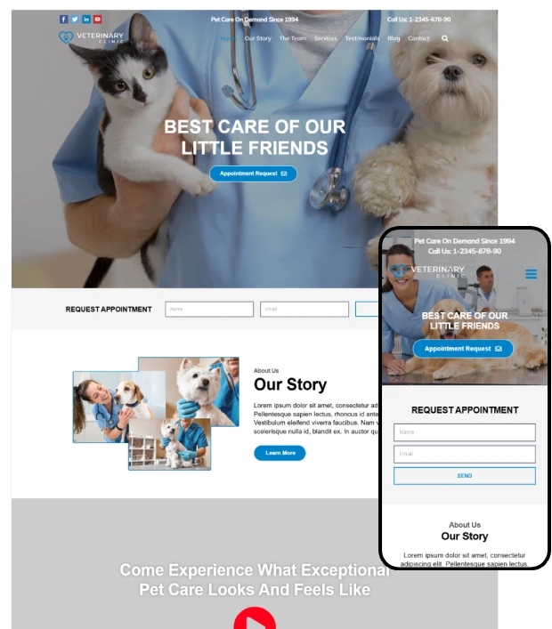 Veterinary Clinic: Best Veterinary WordPress Theme