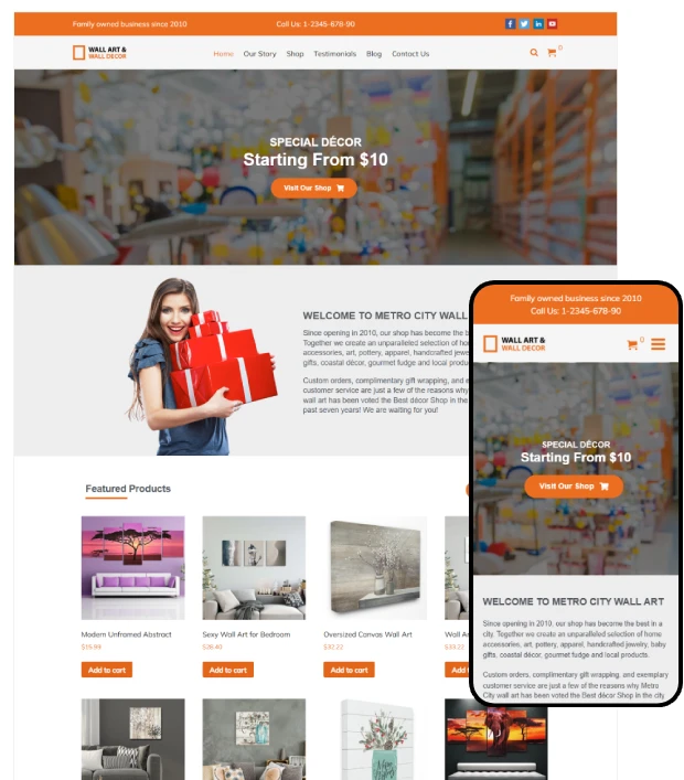 Wall Art WordPress Theme
