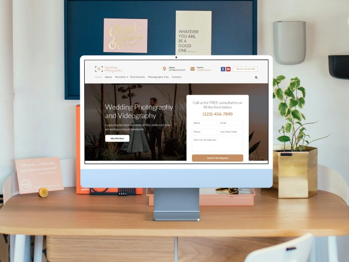 WeddingPhotographer Pro WordPress- Website Theme
